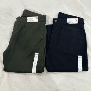 Uniqlo ultra stretch color “jeans” 2 pairs
